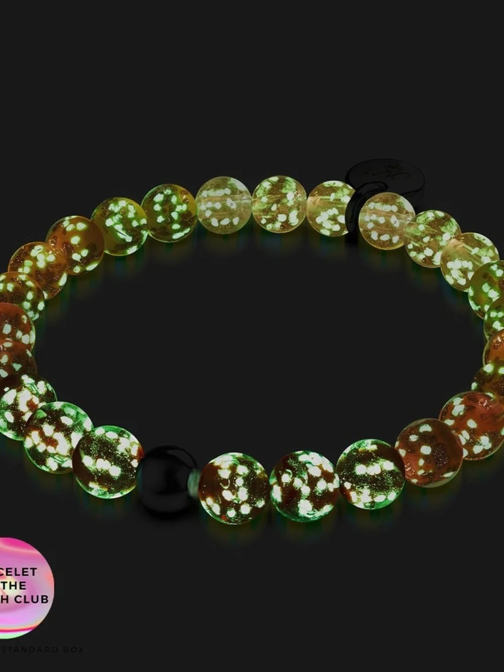 🆕️ NOGU Harvest Ombre .925 Sterling Silver Firefly Glass Bracelet